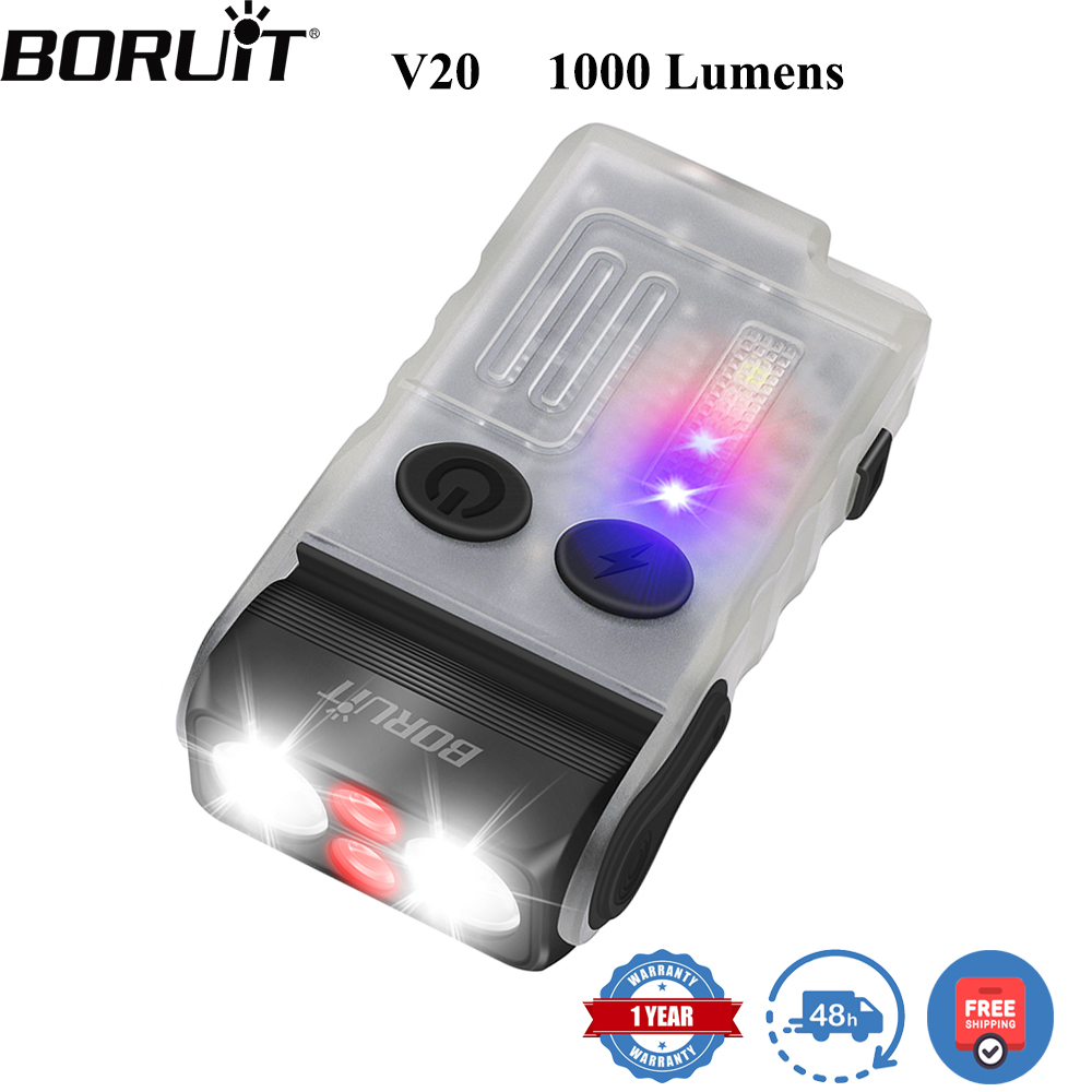 Cycling To Work - BORUiT V20 Fluorescence Buzzer EDC LED