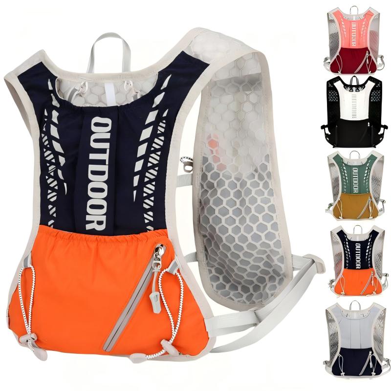 Reflective Vest Cycling - Reflective Running Hydration Vest,Ultralight Backpack for
