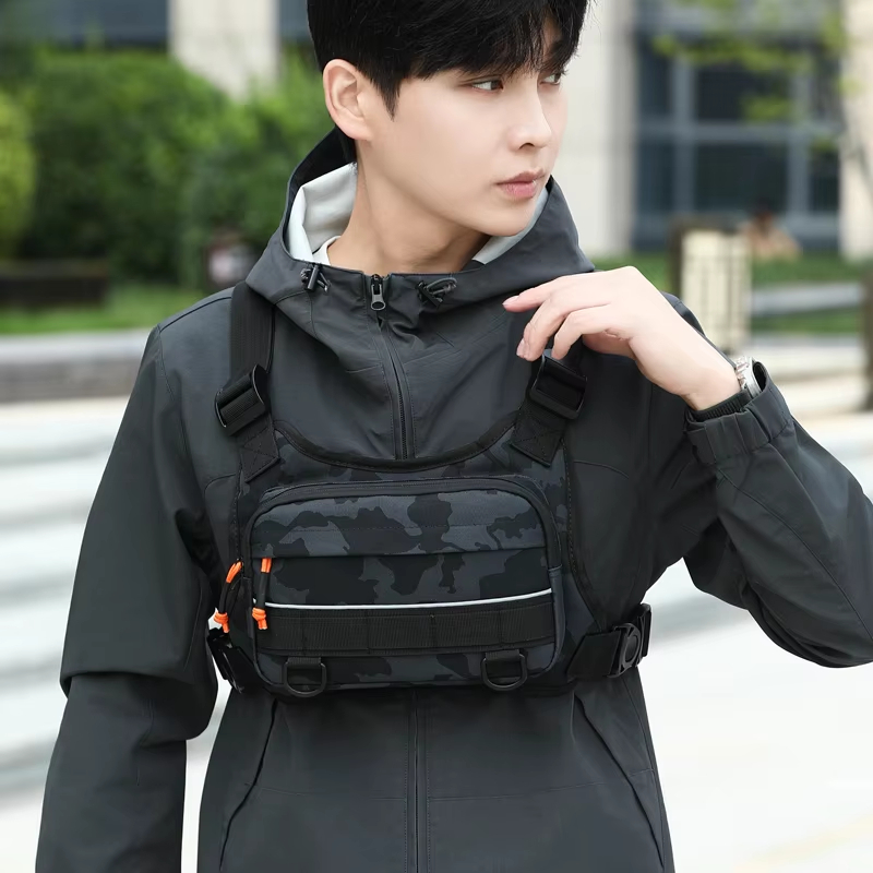 Reflective Vest Cycling - Cycling Front Chest Vest Tactical Backpack