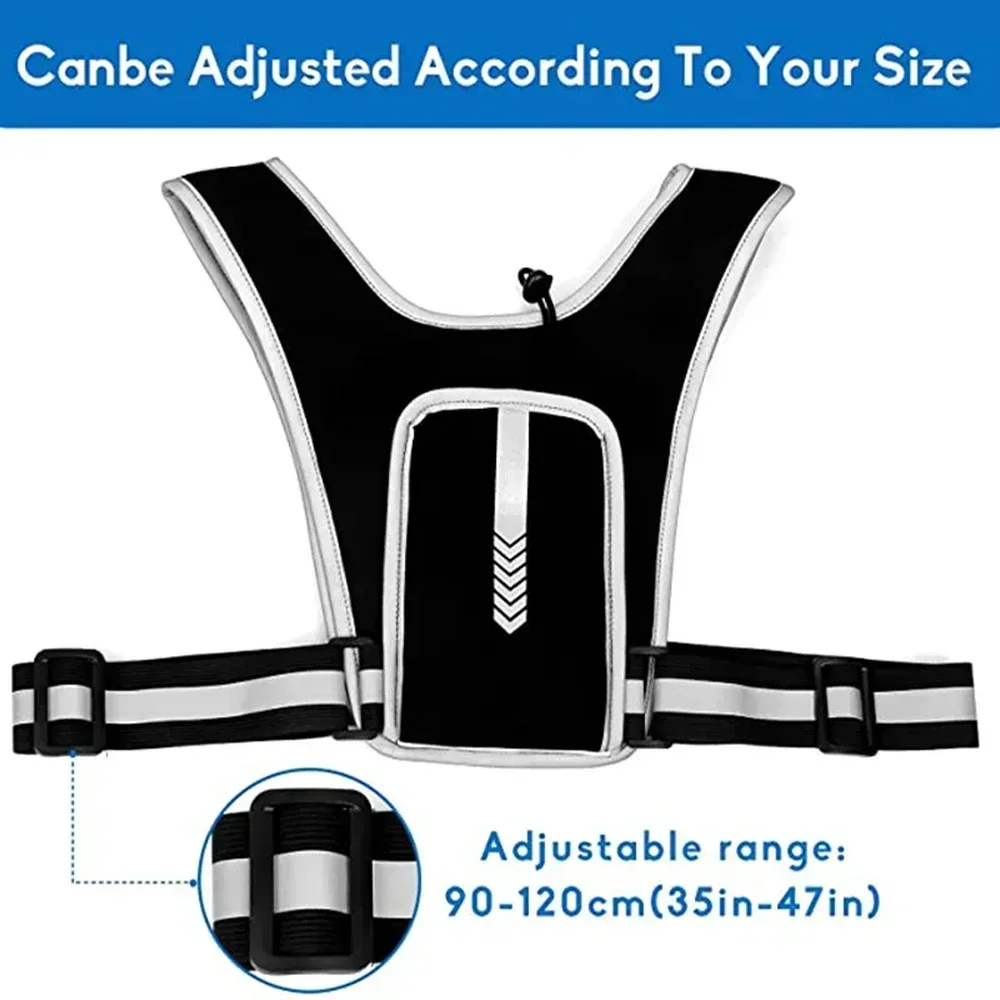 1Pcs Reflective Running Vest,  - огляд і ціна Reflective Vest Cycling