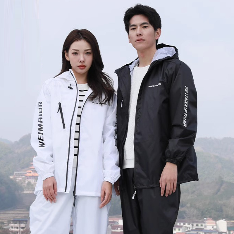 Thin Raincoat Set Summer Water - огляд і ціна Cycling Rain Jacket Commute