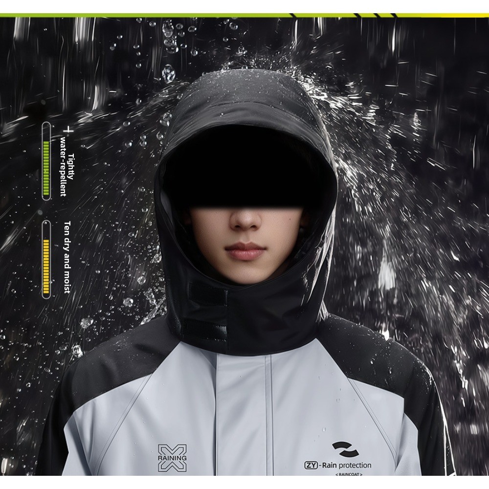 Two Piece Motorcycle Rain Suit - огляд і ціна Cycling Rain Jacket Commute