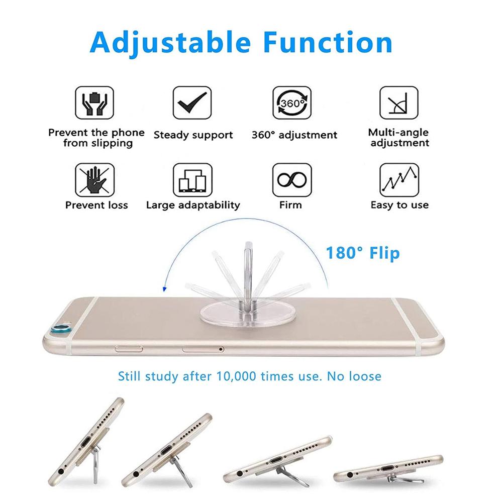 Transparent Cell Phone Ring Ho - огляд і ціна Kickstand Adjustable