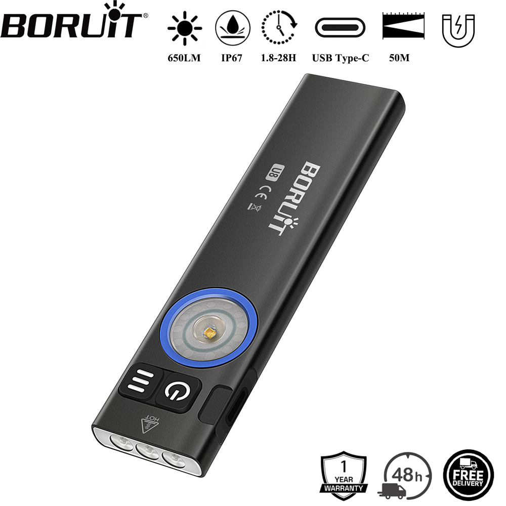BORUiT U8 650LM EDC LED Flashl - огляд і ціна Cycling To Work