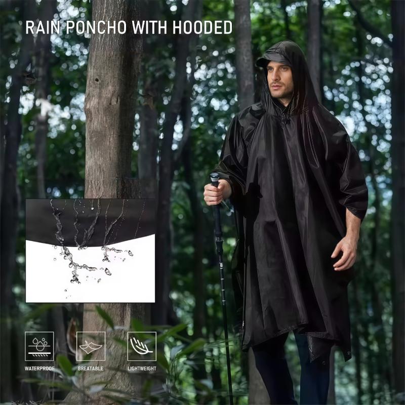 1PC Rain Coat Travel Raincoat  - огляд і ціна Cycling Rain Jacket Commute