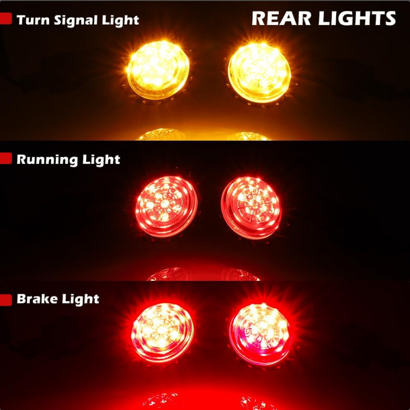 Motorcycle Bullet LED Front Re - огляд і ціна Bike Light Front Rear