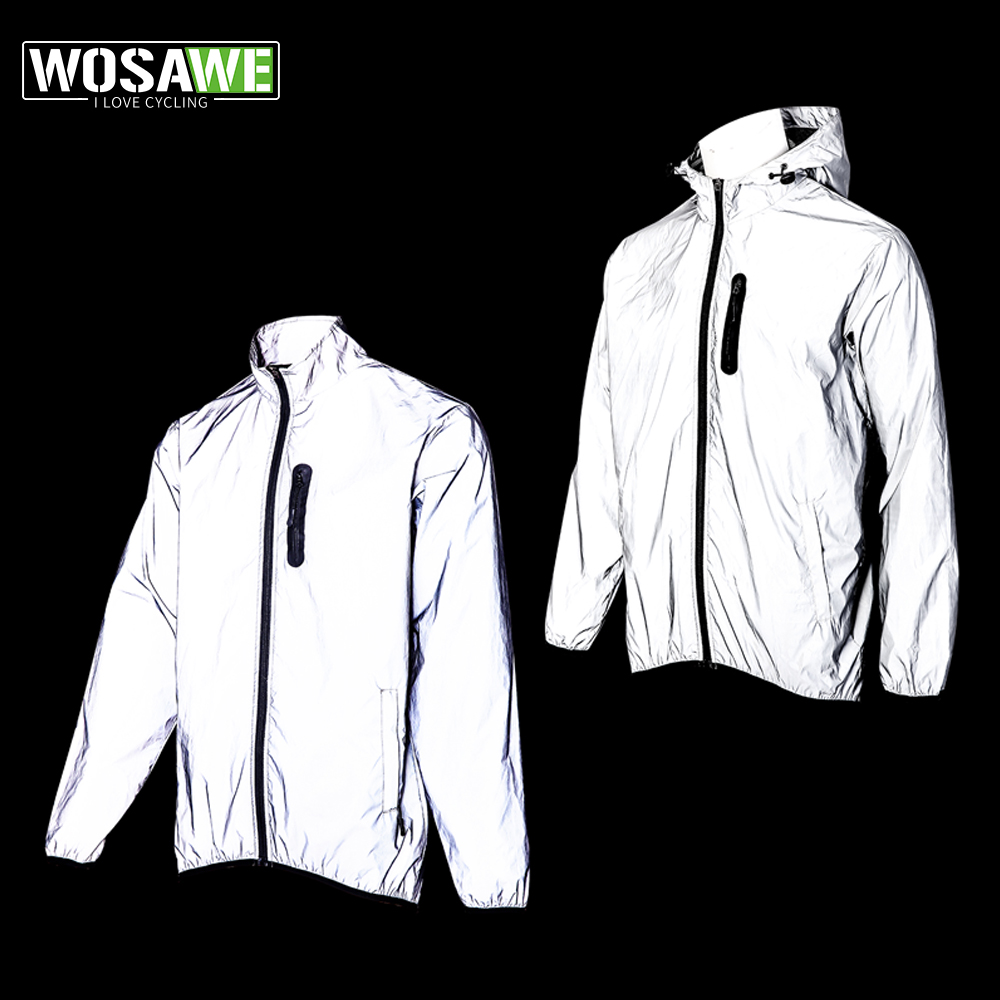 WOSAWE Men's Fully Reflective  - огляд і ціна Cycling Rain Jacket Commute