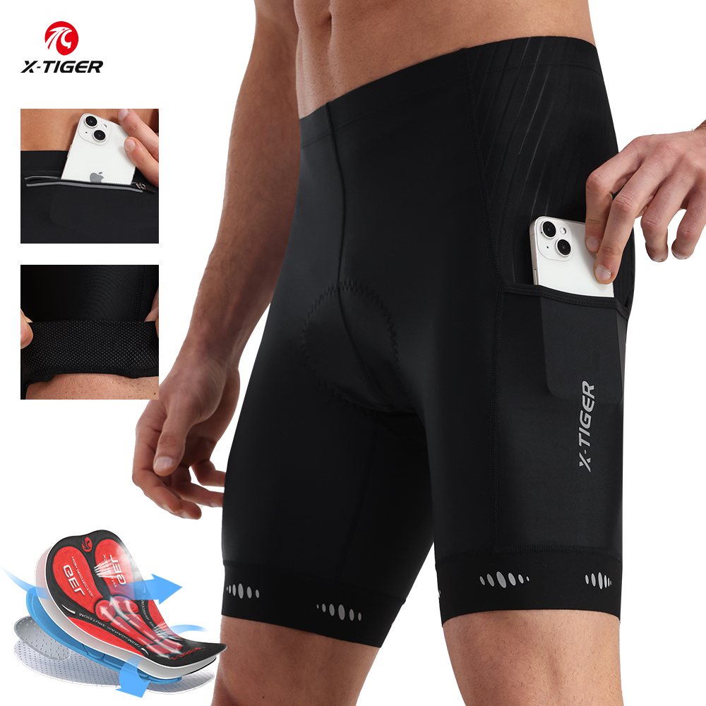 X-TIGER Men Cycling Shorts wit - огляд і ціна Cycling Commuter Pants