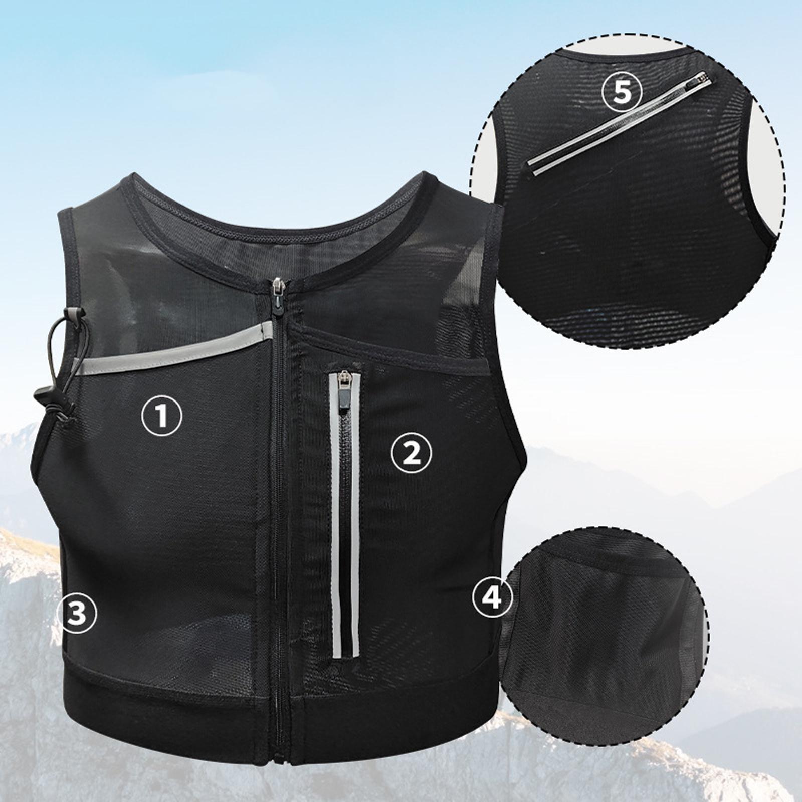 Running Vest Bag Chest Pack Re - огляд і ціна Reflective Vest Cycling