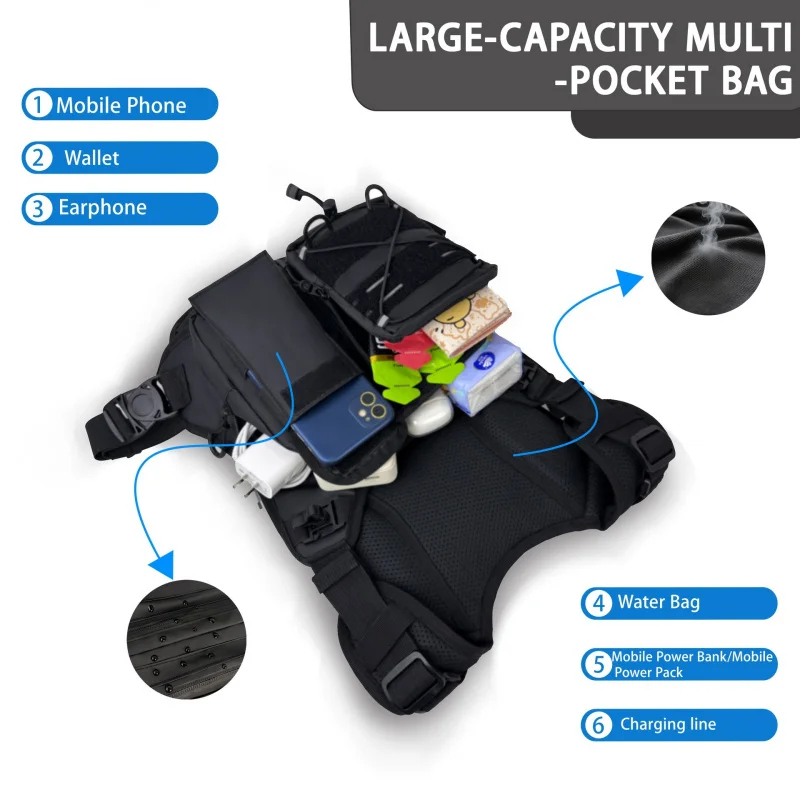 ​High-Quality Tactical Vest Ch - огляд і ціна Reflective Vest Cycling