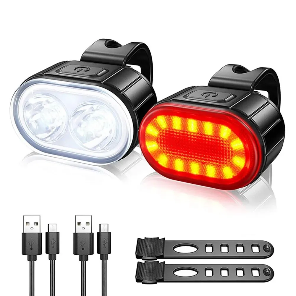 Front Rear Bike Lights Recharg - огляд і ціна Bike Light Front Rear