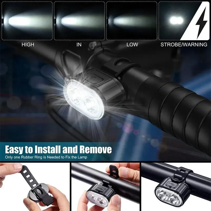 Front Rear Bike Lights Recharg - огляд і ціна Bike Light Front Rear