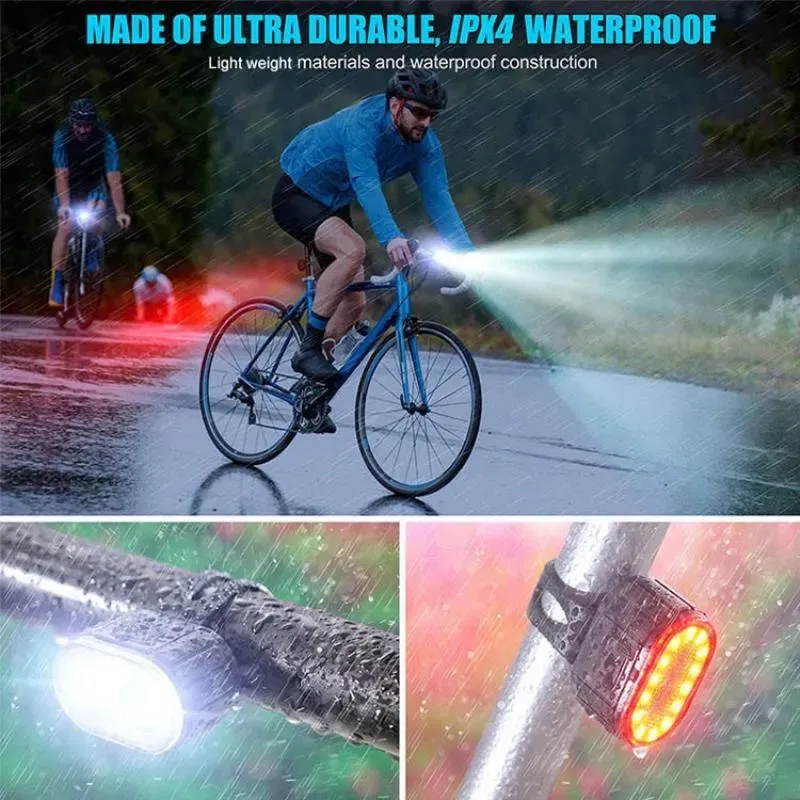 Front Rear Bike Lights Recharg - огляд і ціна Bike Light Front Rear