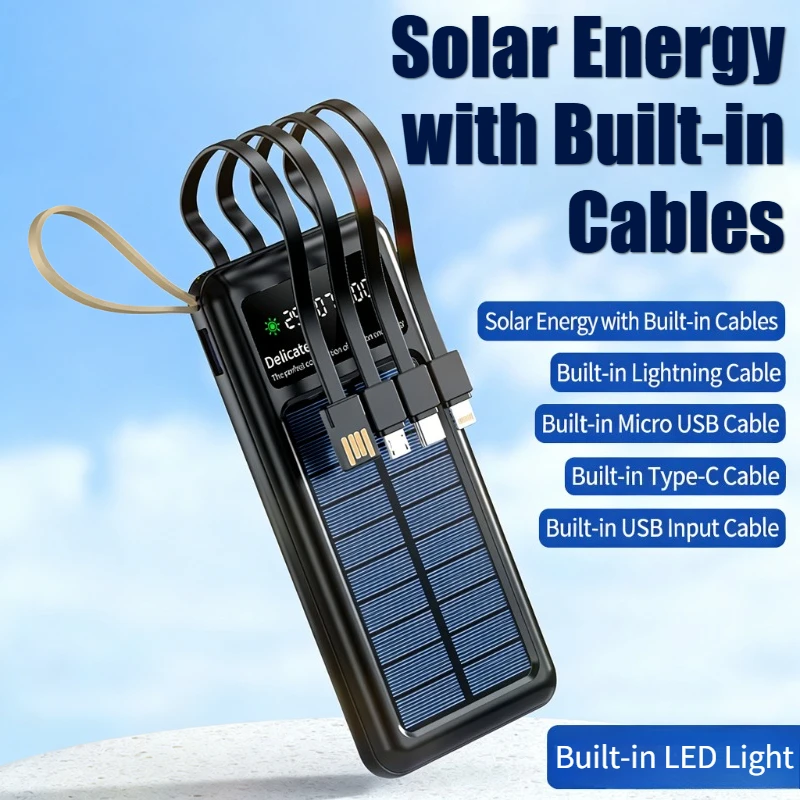 Solar Power Bank 20000mAh with - огляд і ціна Usb Charger Dynamo