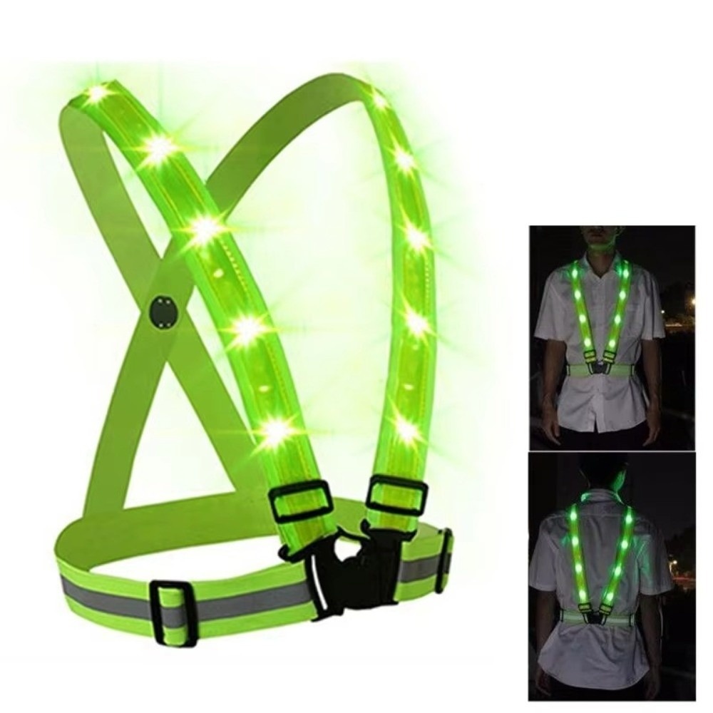 New Polyester LED Safety Vest  - огляд і ціна Reflective Vest Cycling