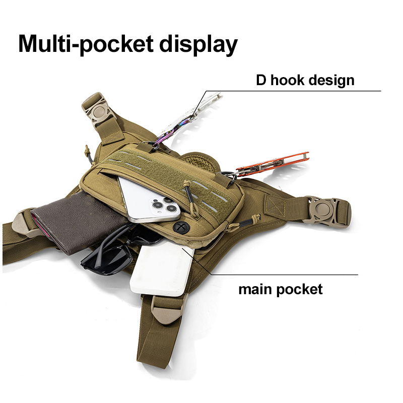 Tactical Front Chest Rig Bag V - огляд і ціна Reflective Vest Cycling