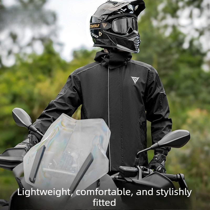 Motorcycle Rain Suit Waterproo - огляд і ціна Cycling Rain Jacket Commute