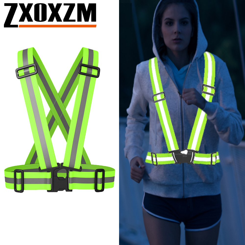 1Pcs Night Running Vest High V - огляд і ціна Reflective Vest Cycling