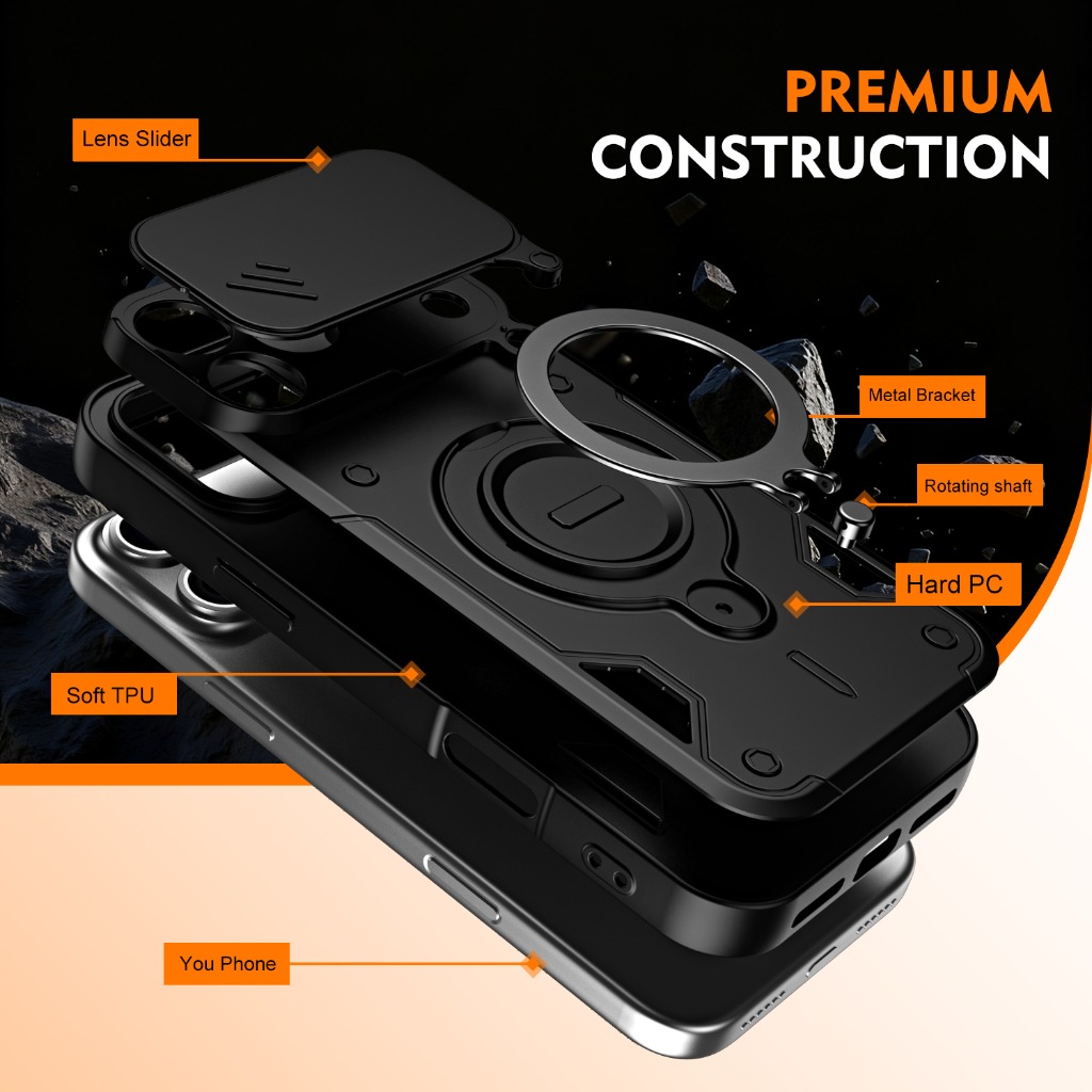 Armor Shockproof Phone Case w/ - огляд і ціна Kickstand Adjustable