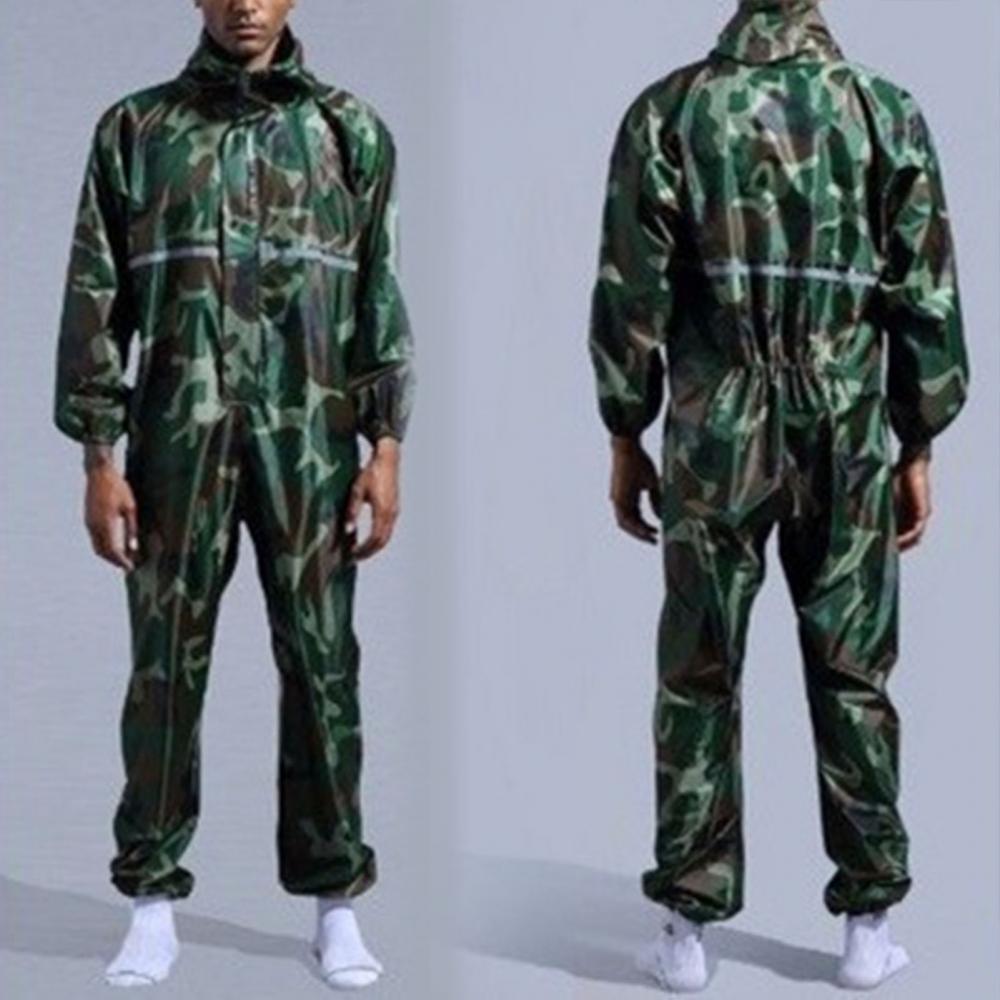 Hooded Raincoat Unisex Fashion - огляд і ціна Cycling Rain Jacket Commute