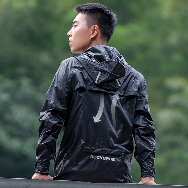 ROCKBROS Waterproof Cycling Ra - огляд і ціна Cycling Rain Jacket Commute