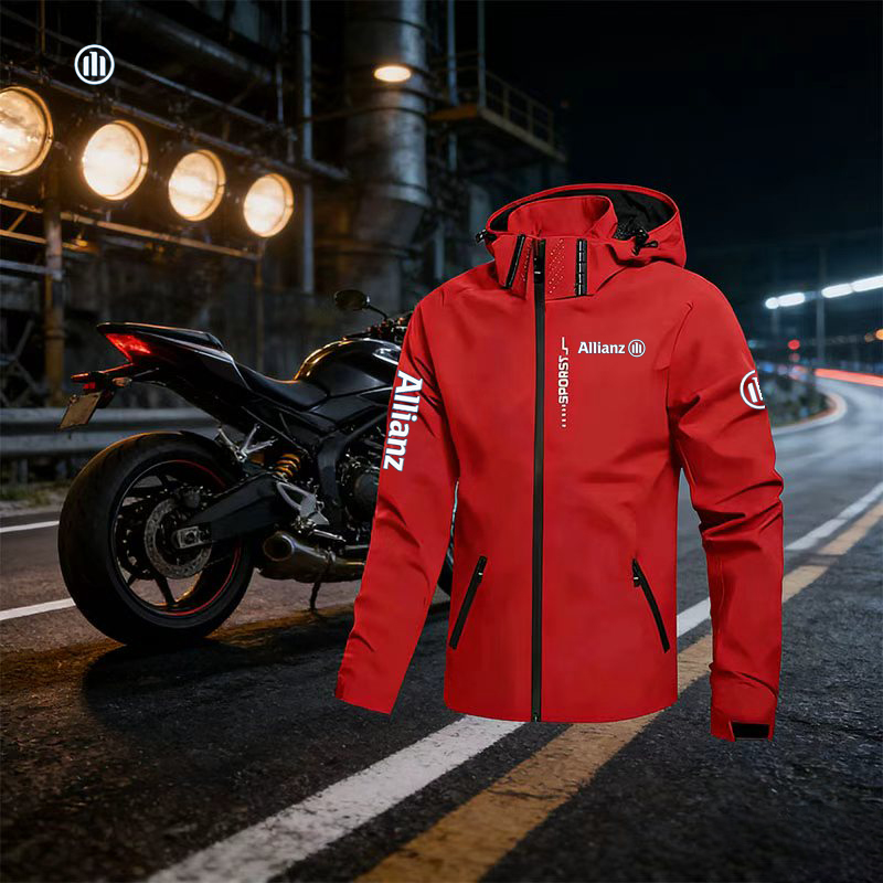 2026 Allianz Logo Men's Outdoo - огляд і ціна Cycling Rain Jacket Commute